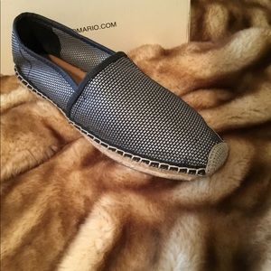 Joy and Mario Meshed Flat Espadrilles— Sz 9